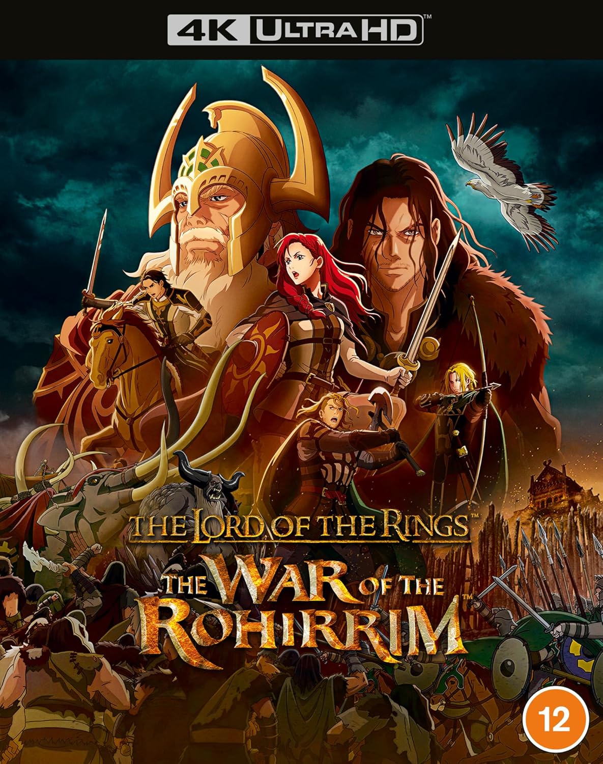 Blu-ray cover for "The Lord Of The Rings: The War Of The Rohirrim".