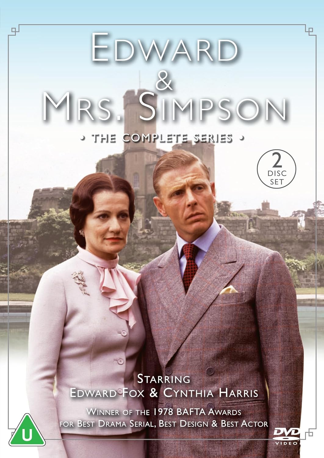 DVD cover for "Edward & Mrs. Simpson" featuring Edward Fox and Cynthia Harris.