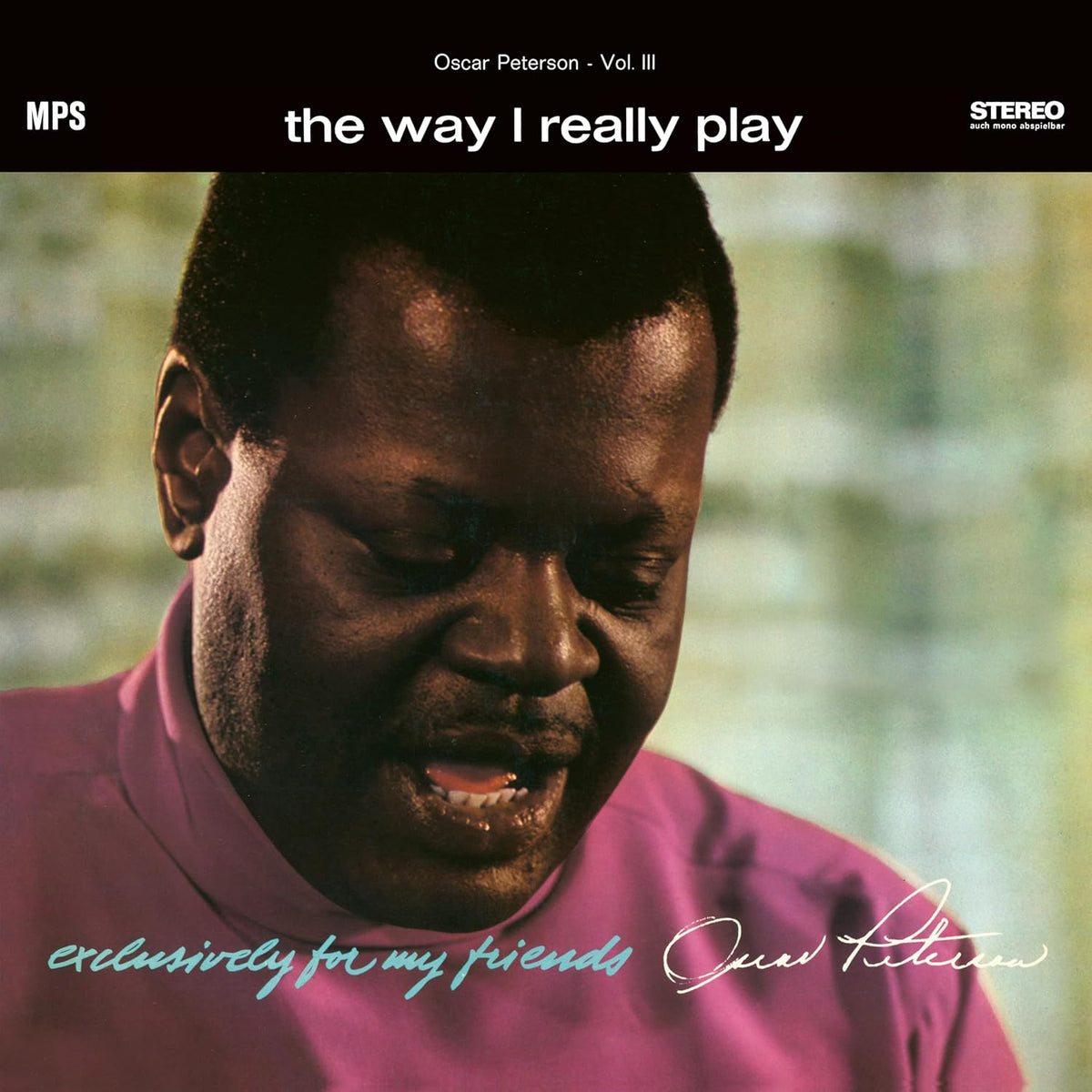 Album cover for Oscar Peterson’s “The Way I Really Play” vinyl record.