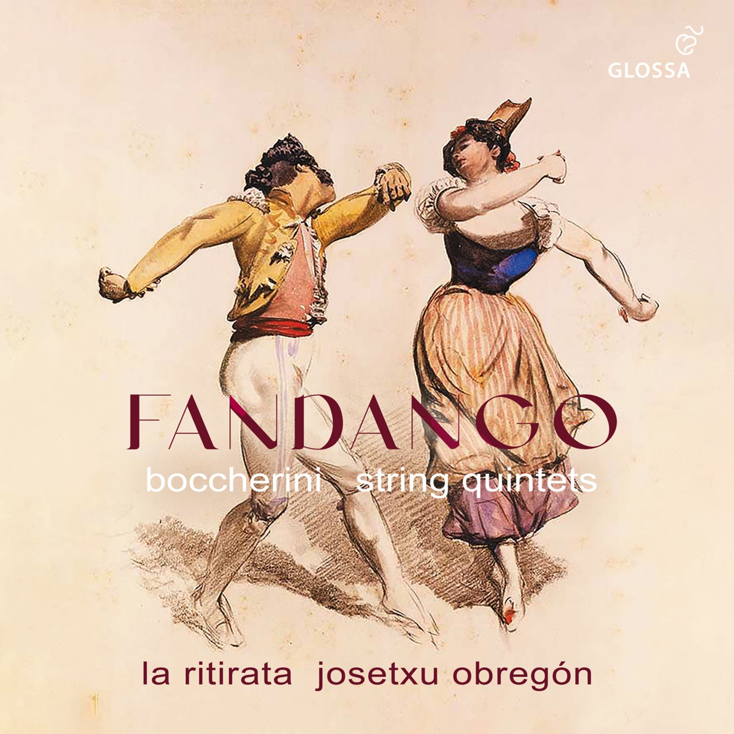CD cover: dancers in traditional dress, text “Fandango” and “Boccherini”.