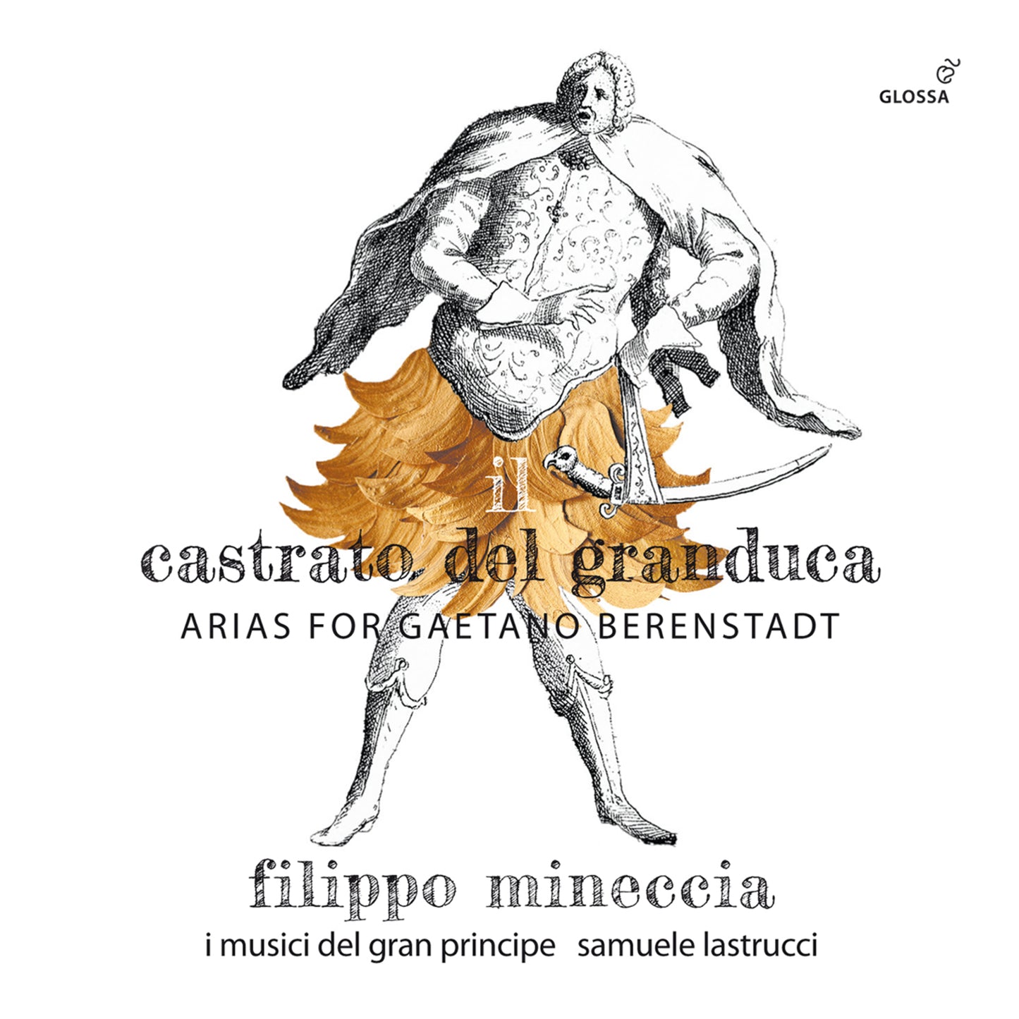 CD cover: black and white sketch of a man in historical costume.