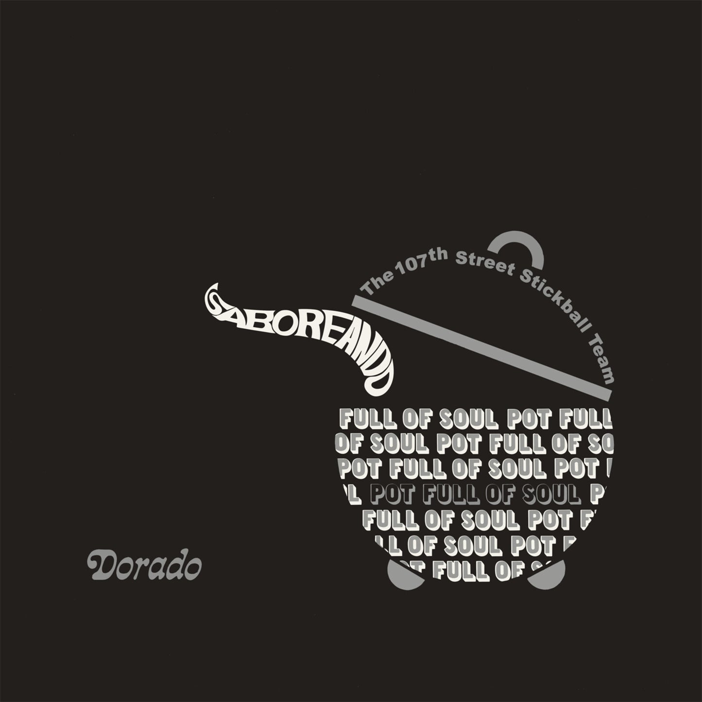Black background with white text and graphic of a stickball bat.