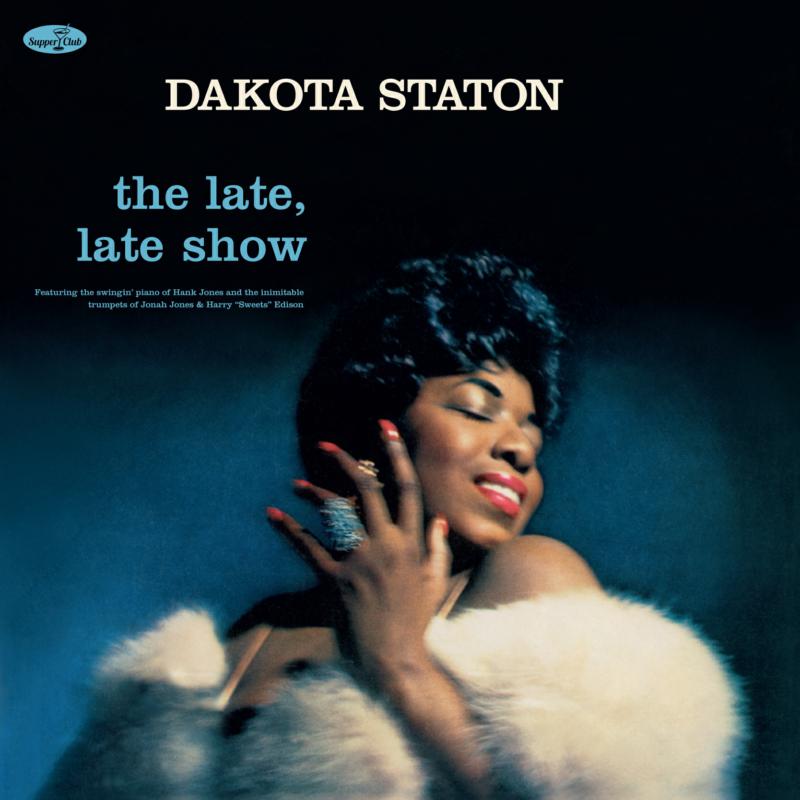 Dakota Staton album cover featuring a portrait of the singer.