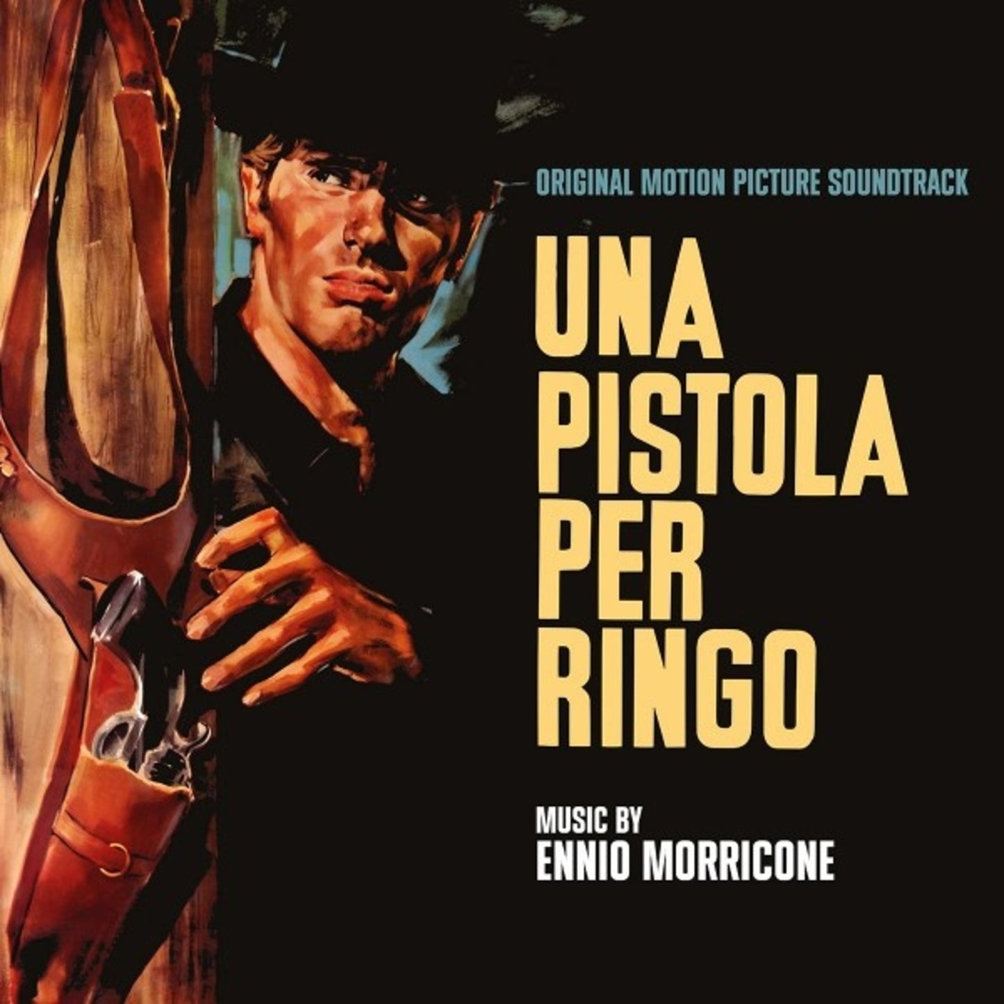CD cover for "Una Pistola Per Ringo" soundtrack by Ennio Morricone.