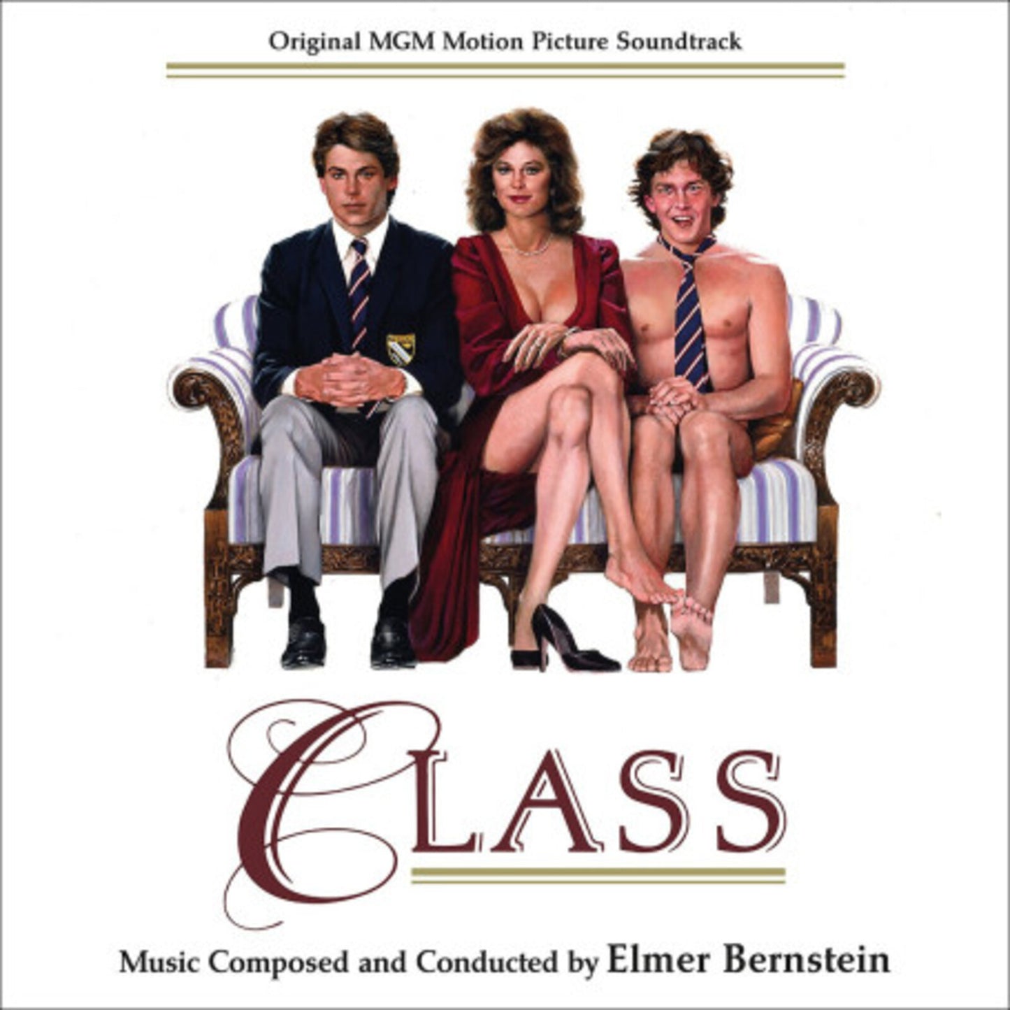 “Class” CD cover: three people on a floral couch, script title.