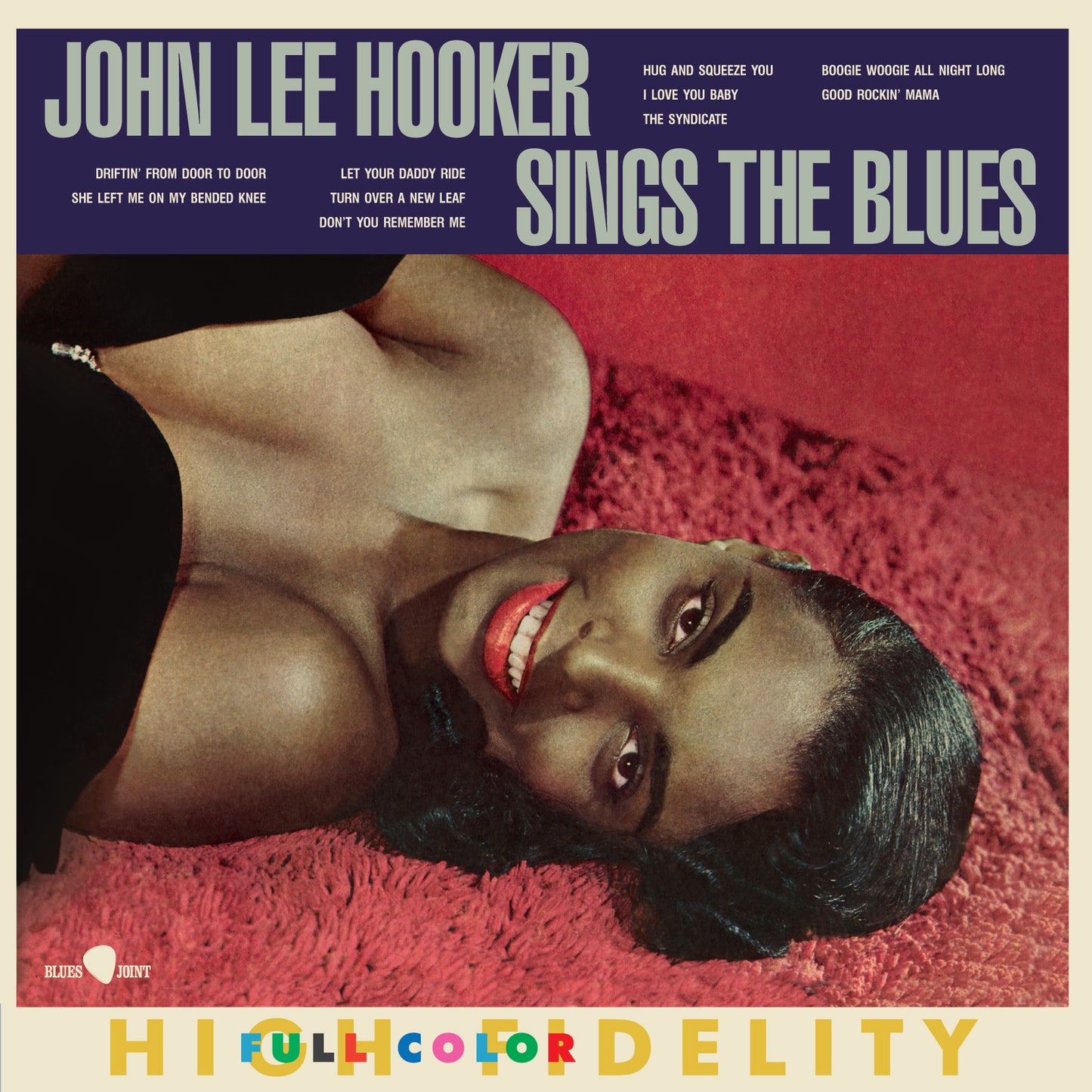 Vinyl record sleeve with blues musician John Lee Hooker's image and album title.