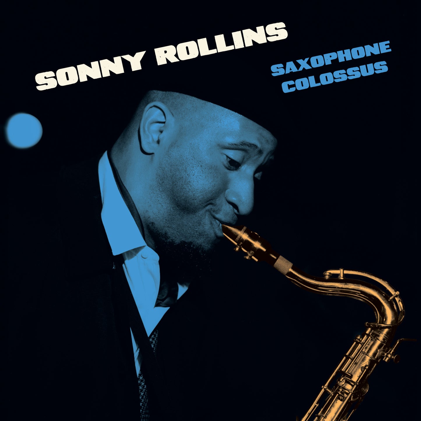 Sonny Rollins album cover: a portrait of the musician playing saxophone.