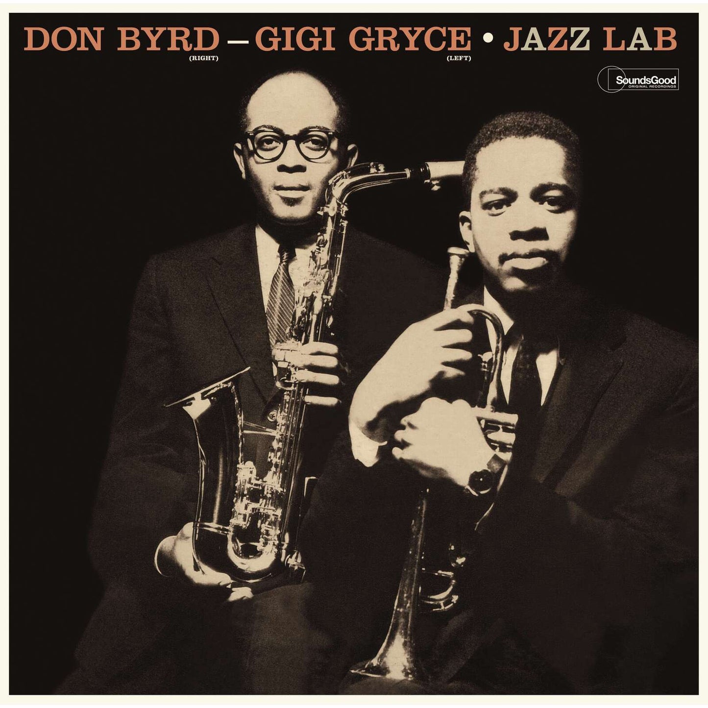 Album cover featuring Donald Byrd and Gigi Gryce with their saxophones.