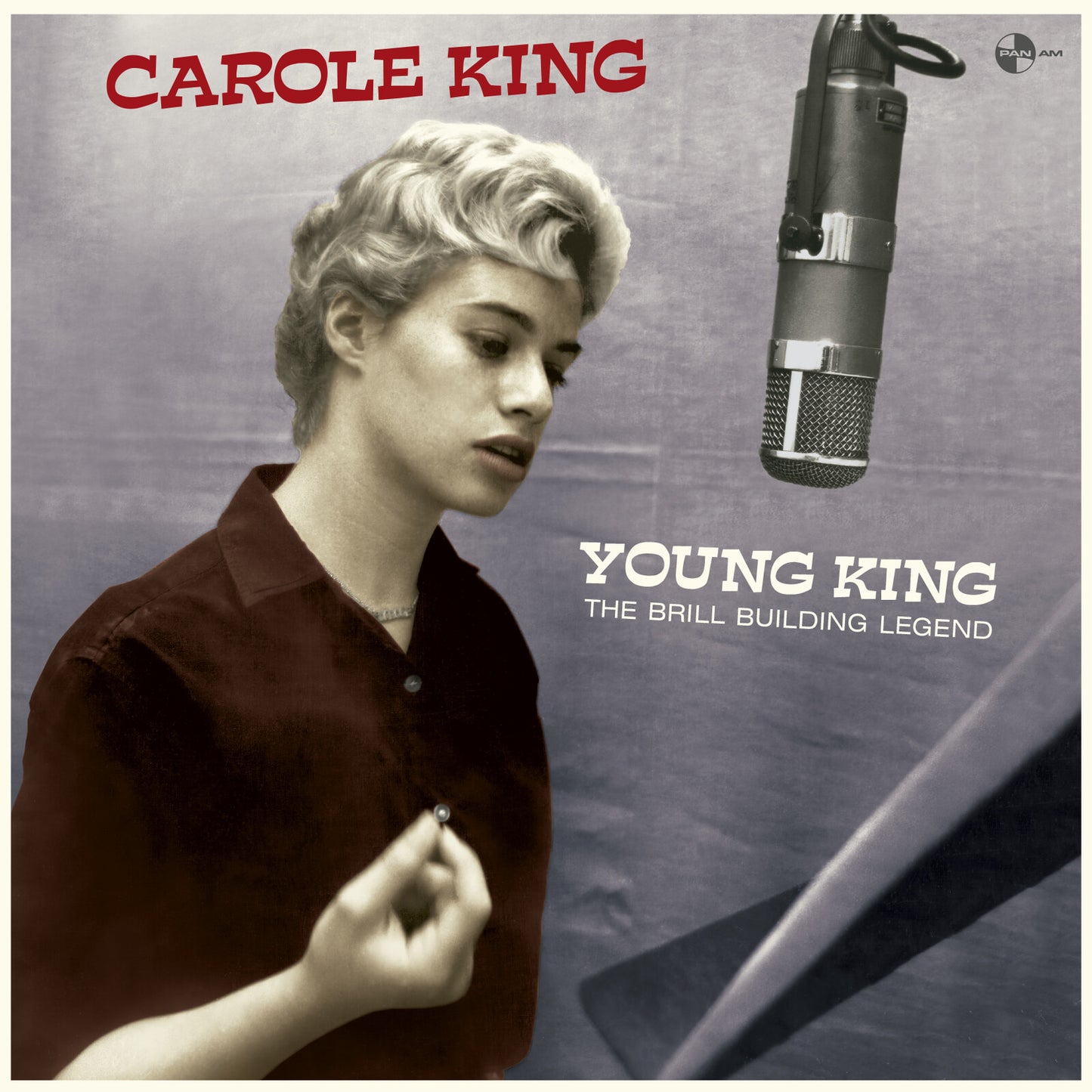 Carole Kingās āYoung Kingā vinyl album cover with a vintage portrait.
