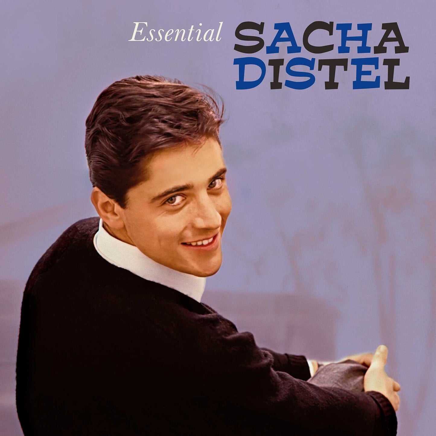 Sacha Distel album cover featuring a portrait of the singer.