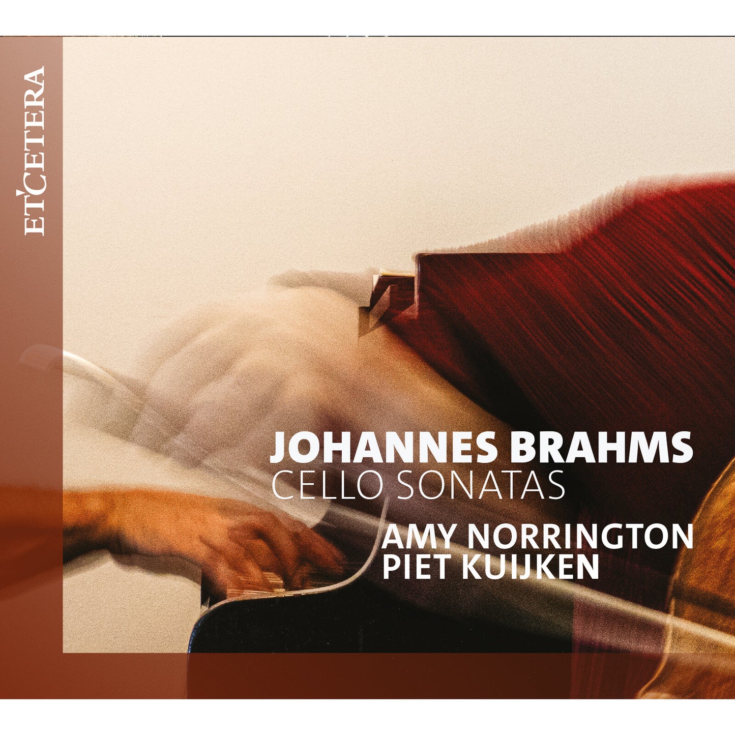 CD cover for Brahms cello sonatas performed by Norrington and Kuijken.