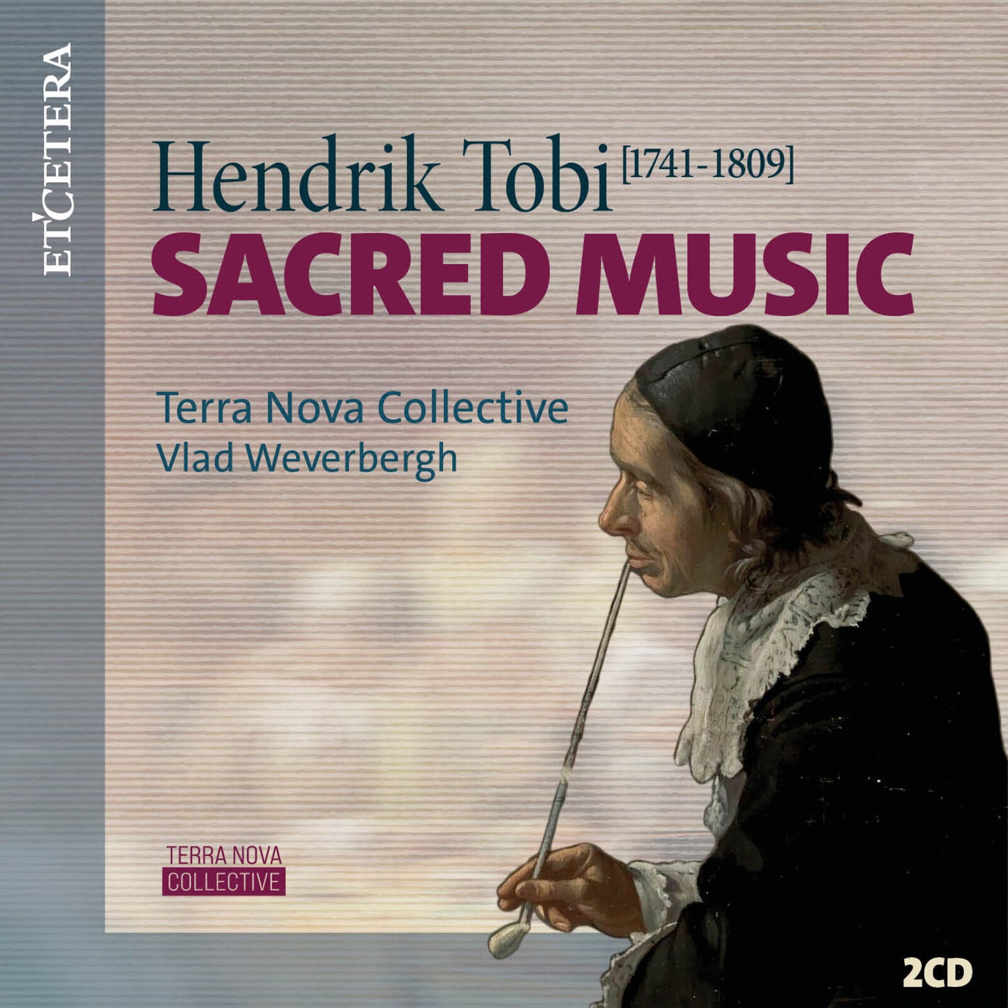 CD cover for Hendrik Tobi’s sacred music, featuring a portrait.