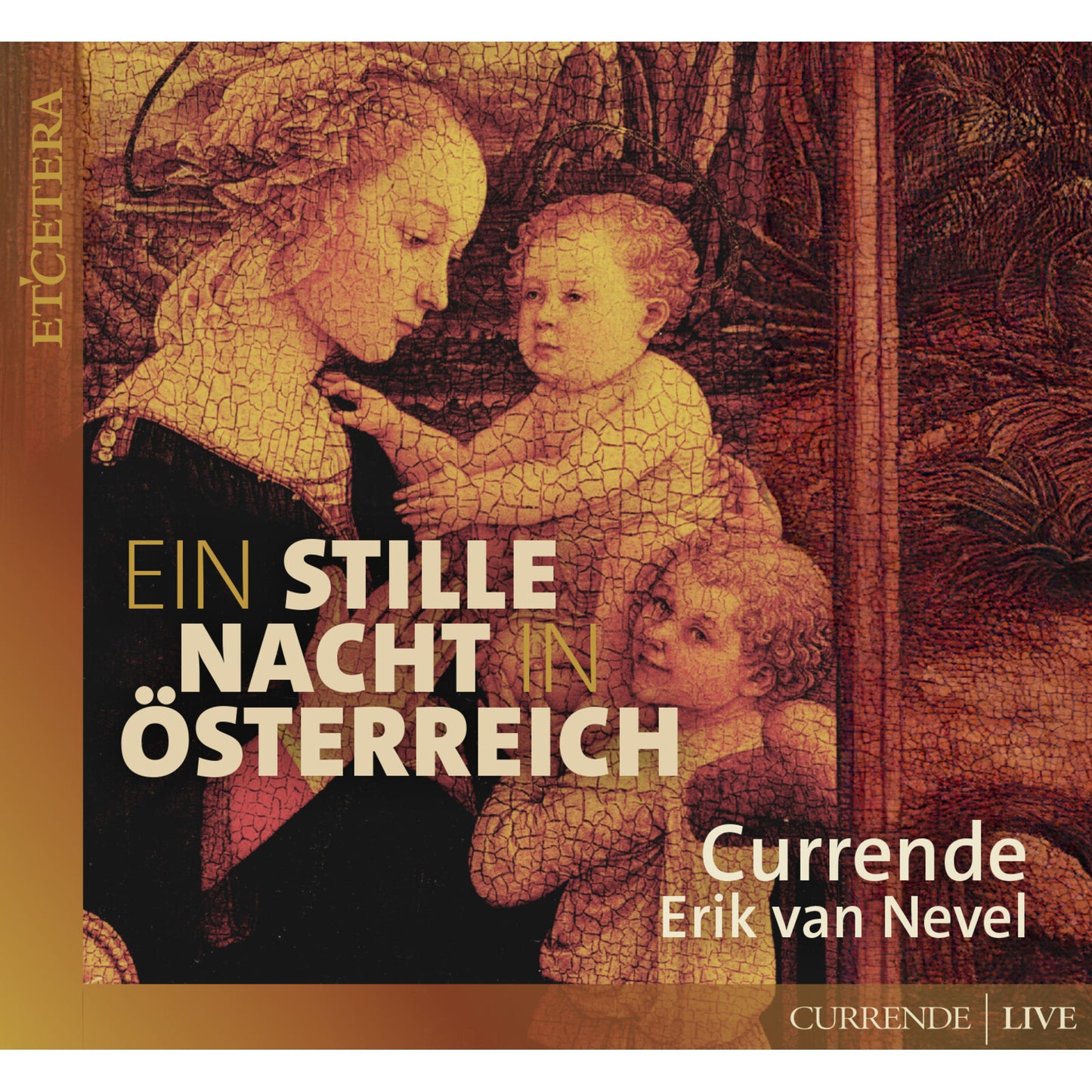 CD cover depicting a Renaissance-style painting of Mary and baby Jesus.