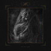 Dark album cover featuring a blurred, ghostly face framed in gold.