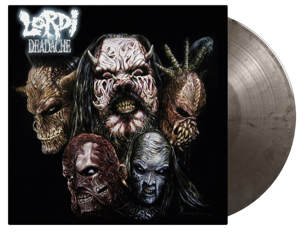 Lordi’s “Deadache” vinyl record cover featuring monstrous, pale figures.