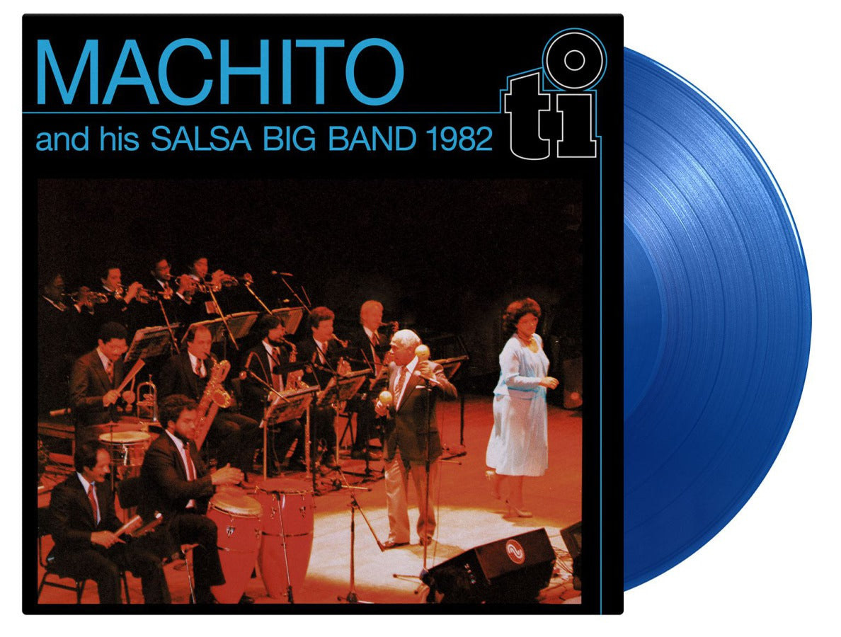 Vinyl record of Machito and His Salsa Big Band, 1982 performance.