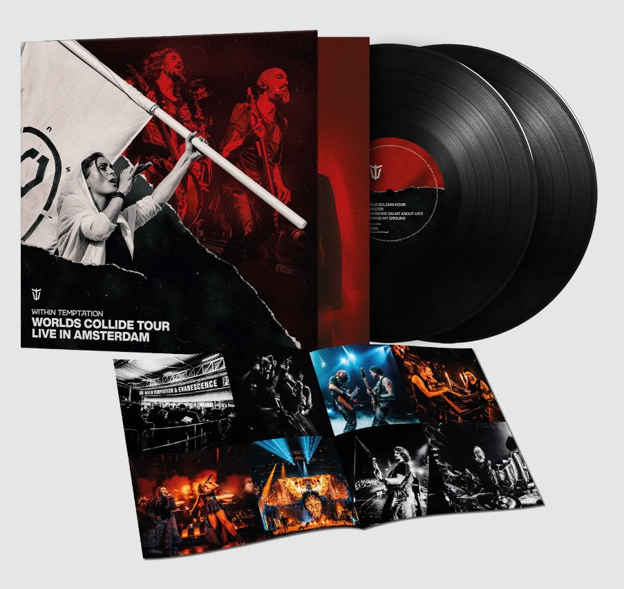 Within Temptation & Worlds Collide live album, 2LP vinyl record set.