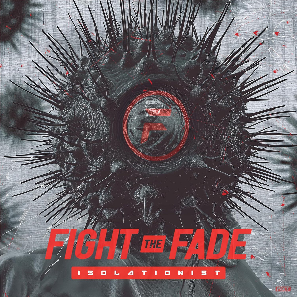 Vinyl record of Fight The Fade’s “Isolationist” album, black cover art.