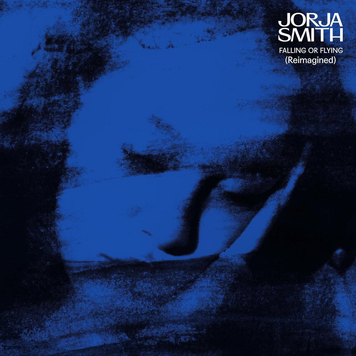 Jorja Smith album “Falling Or Flying (reimagined)” vinyl record, black disc in sleeve.