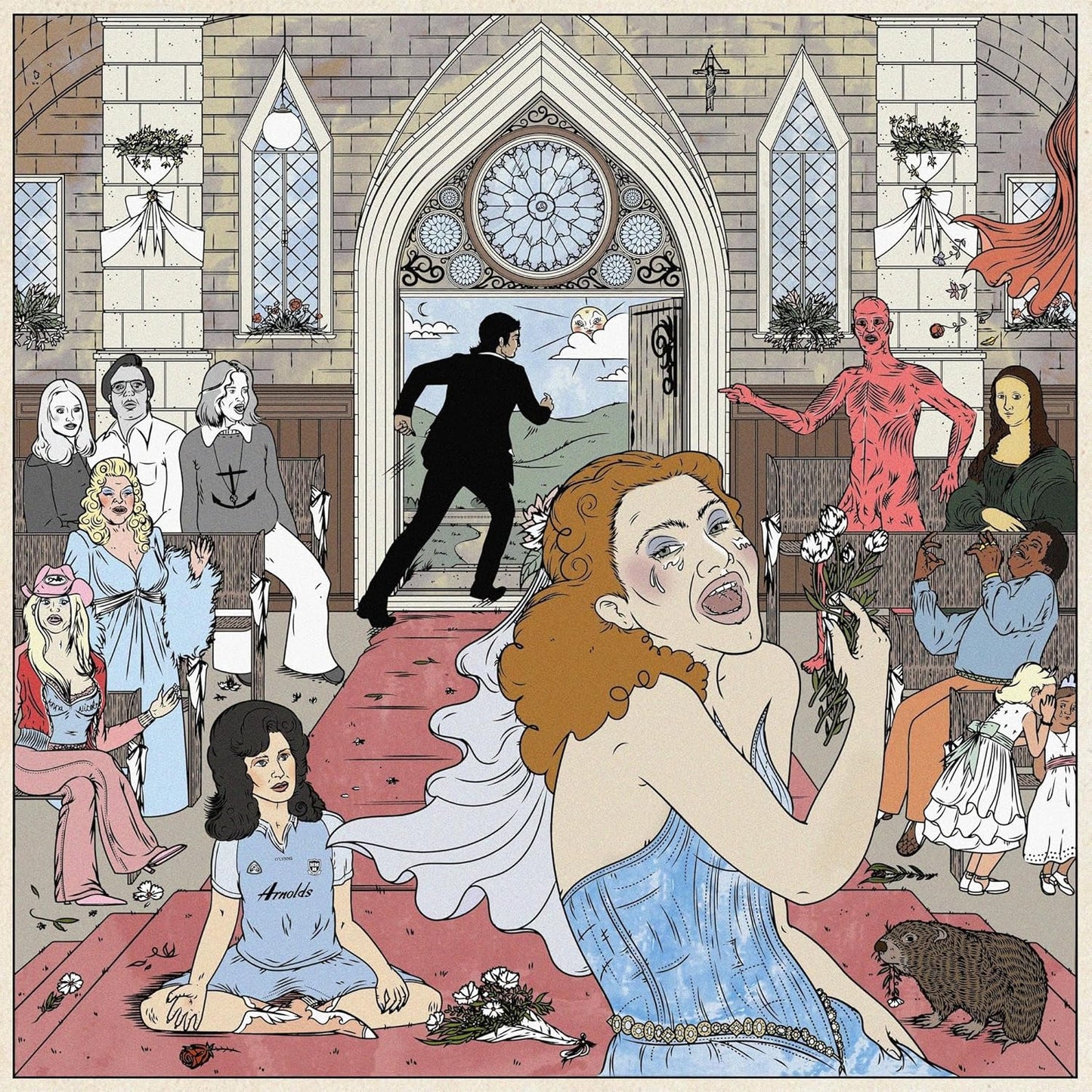 Vinyl record of Cmat’s album “If My Wife Knew I’d Be Dead,” black cover.