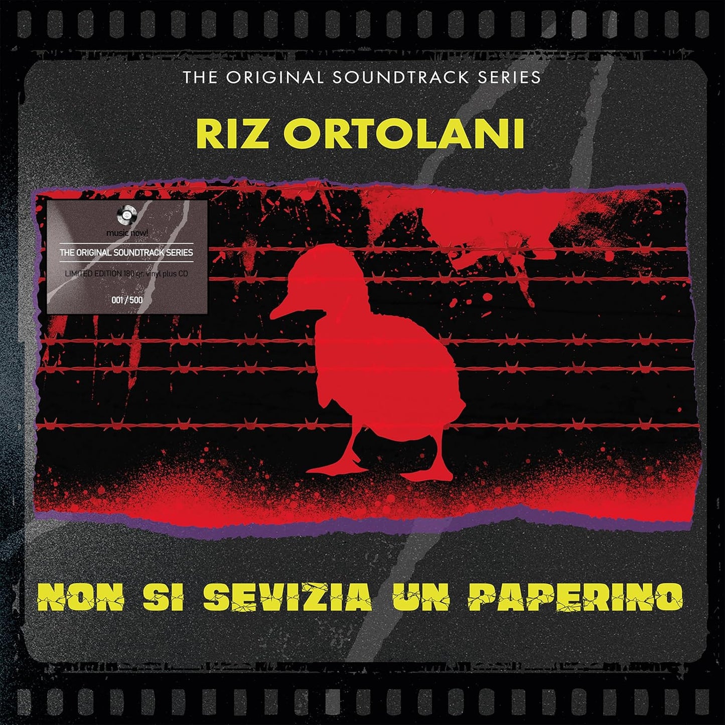 Vinyl record of a film soundtrack, likely with colorful cover art.