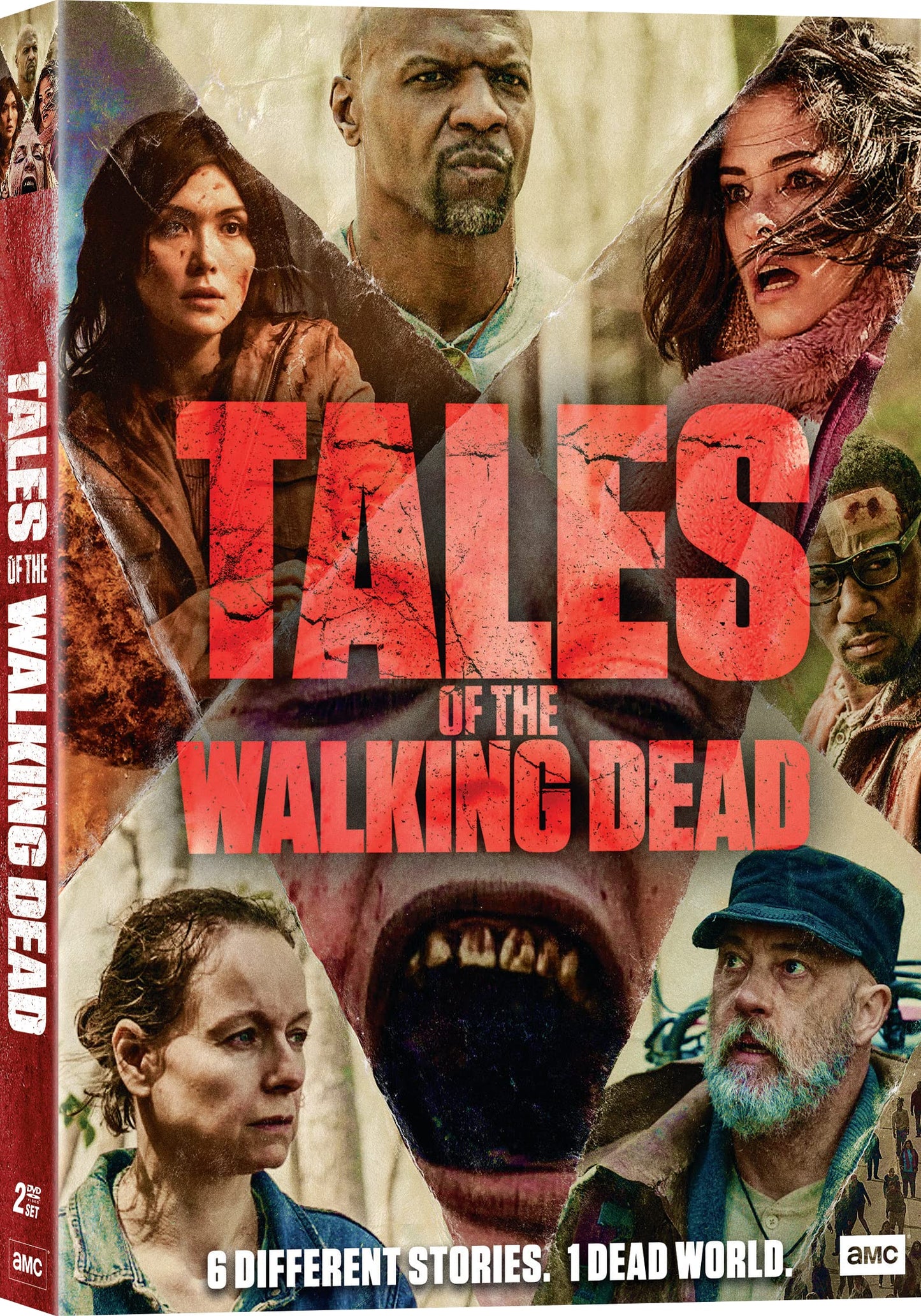 DVD cover for "Tales of the Walking Dead" featuring diverse characters.