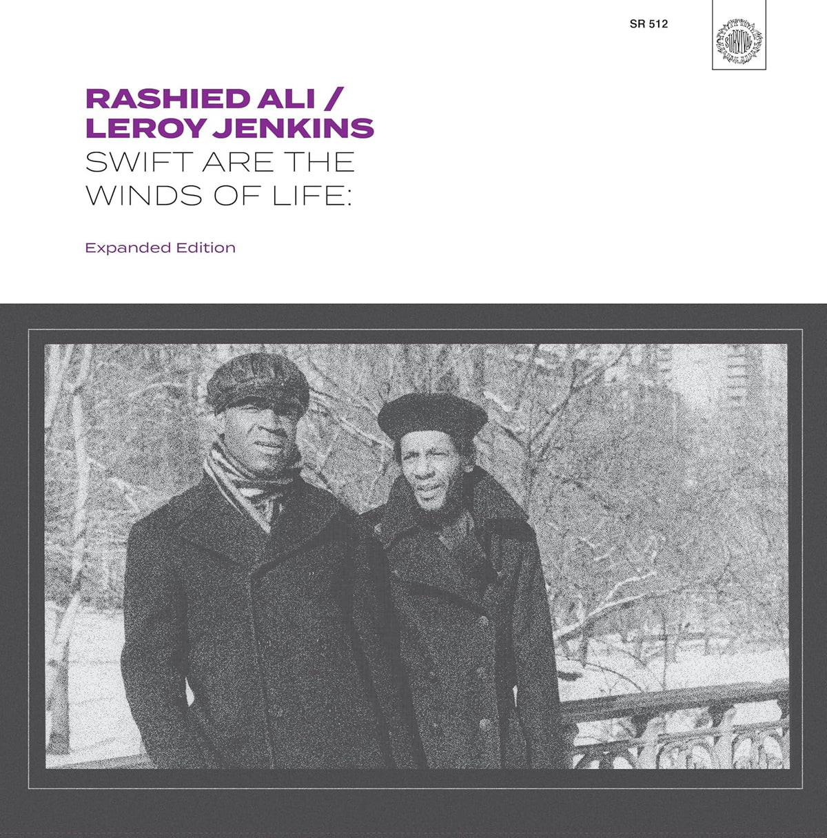 Album cover featuring Rashied Ali and Leroy Jenkins in winter coats.
