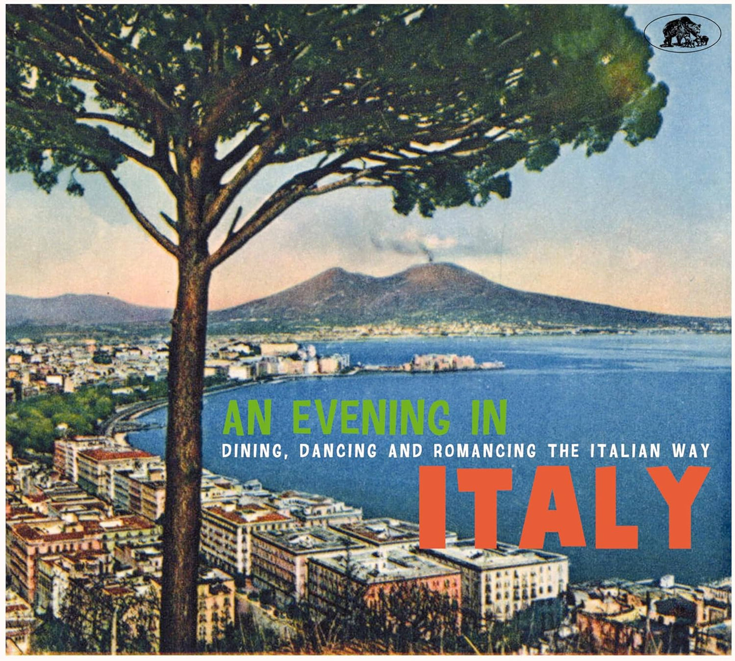 CD cover: Italian landscape with a tree and city view.