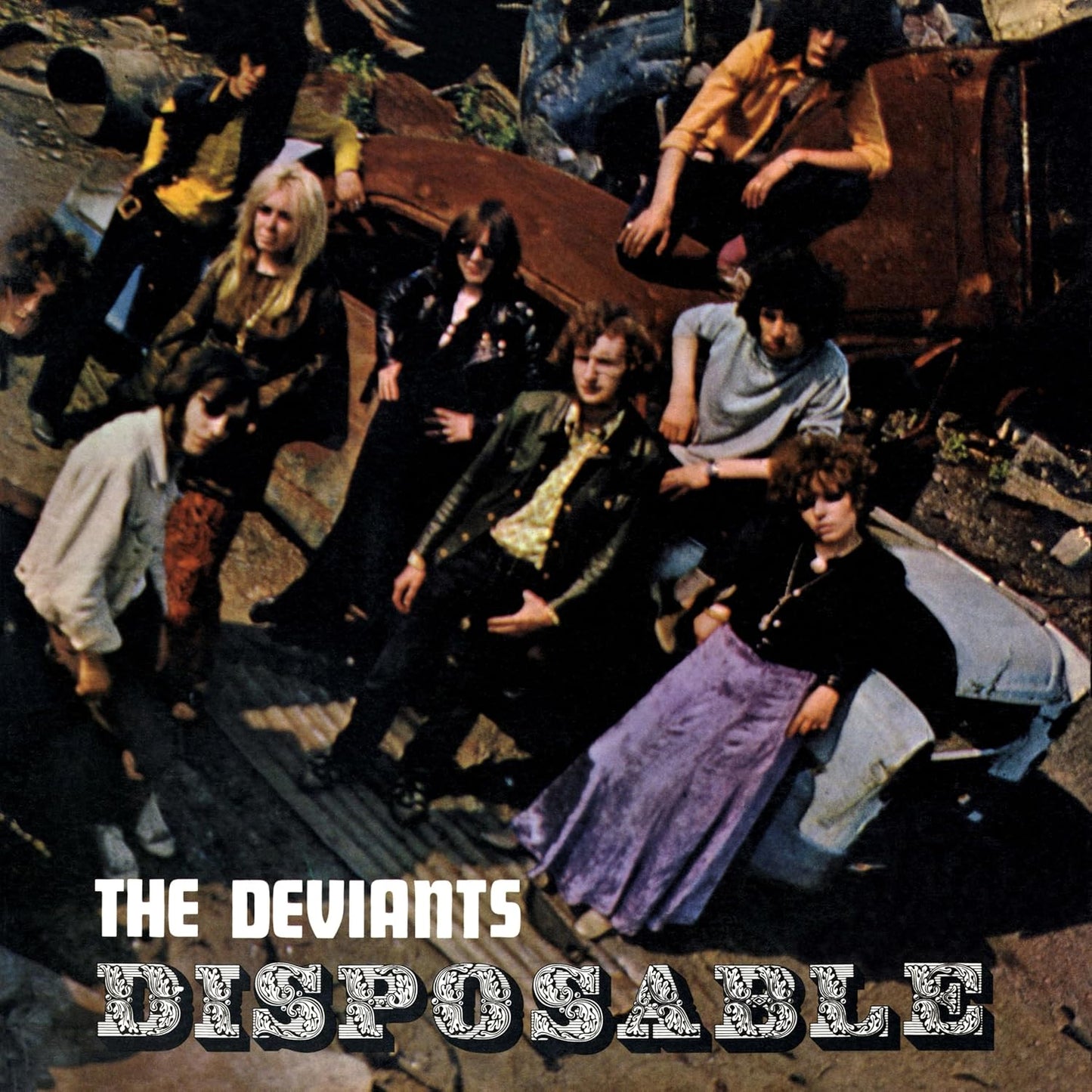 Album cover for The Deviantsā āDisposableā featuring a group portrait.
