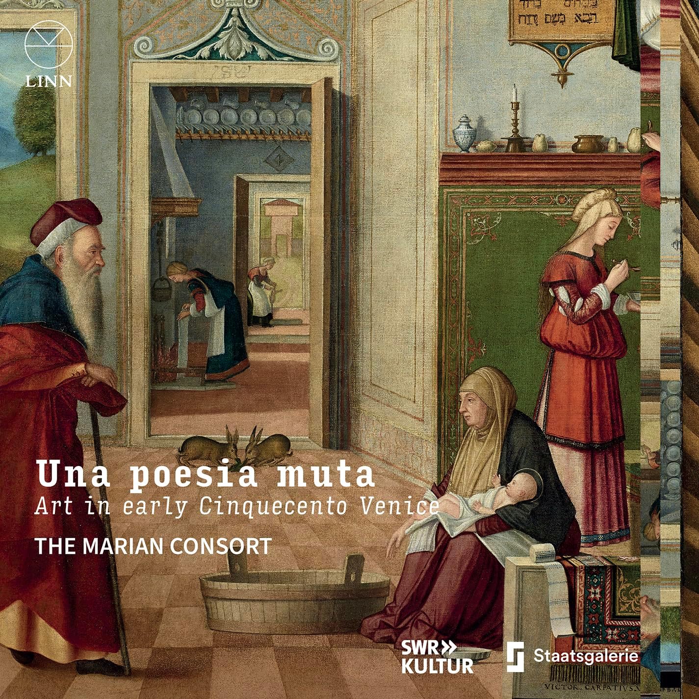 CD cover depicting Renaissance figures in an ornate interior setting.