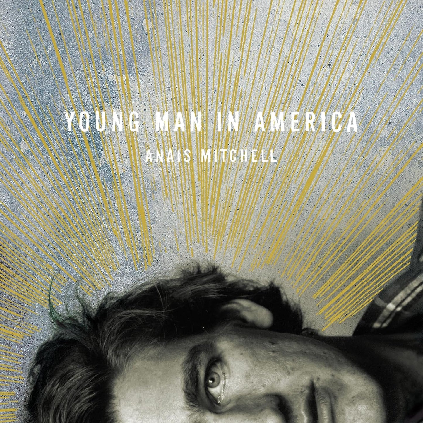 Vinyl record of Anais Mitchell’s “Young Man In America” with cover art.