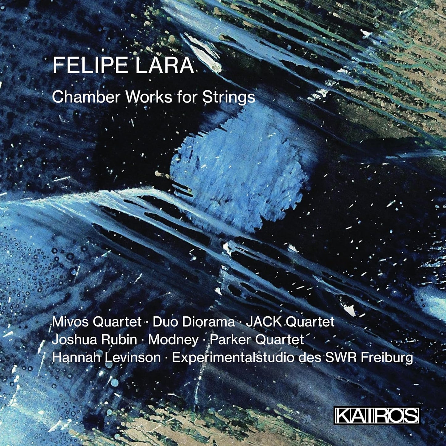 CD case displaying “Felipe Lara Chamber Works” with barcode visible.