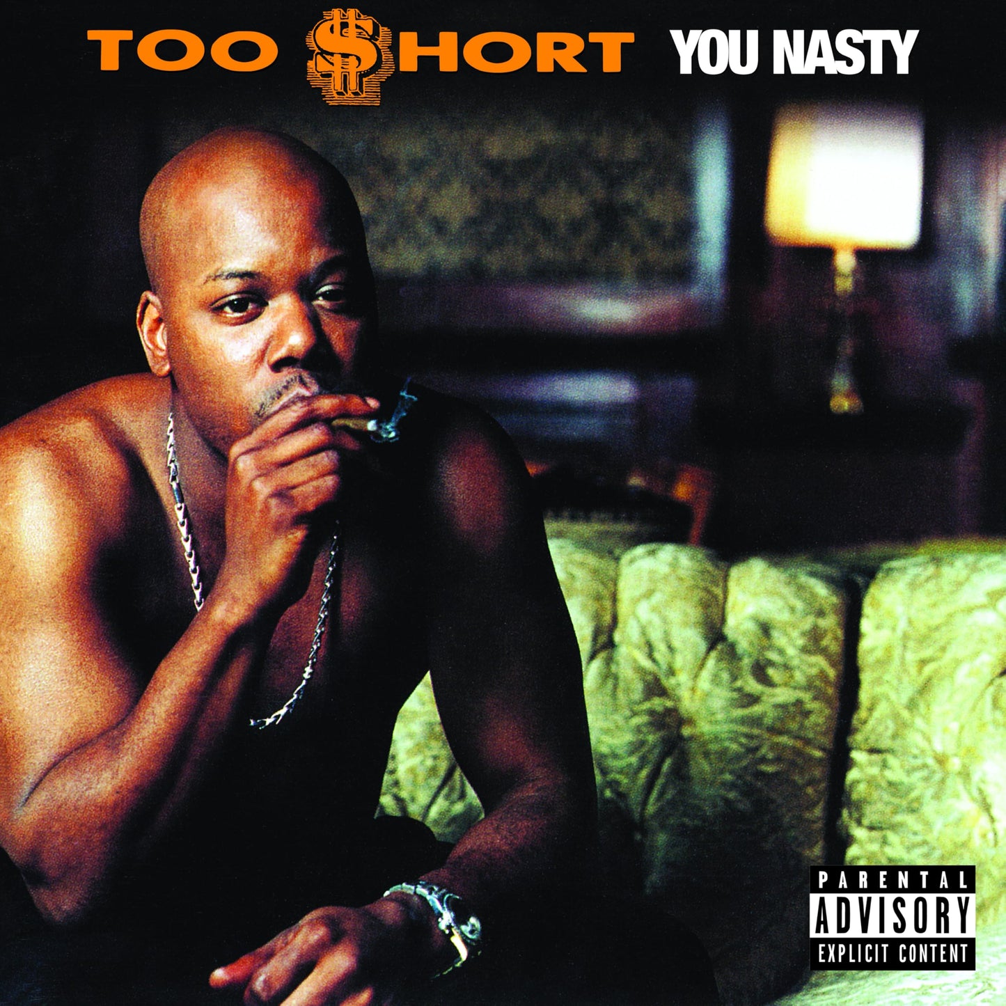 Too $hort album cover, featuring a portrait of the rapper in a room.