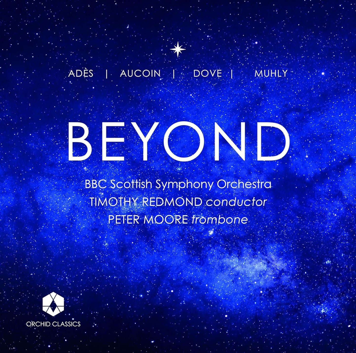 CD cover for "Beyond" by BBC Scottish Symphony Orchestra, Timothy Redmond.