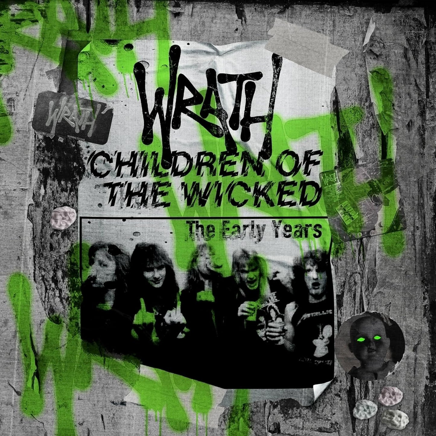 CD cover for Wrath’s “Children Of The Wicked - The Early Years.”