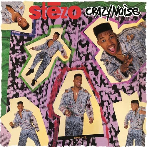 Album cover for Stezo’s “Crazy Noise” featuring a man in a denim suit.