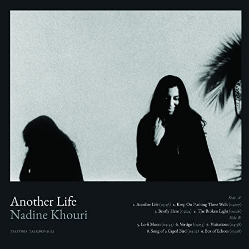 CD cover for Nadine Khouri’s “Another Life,” featuring two shadowed figures.