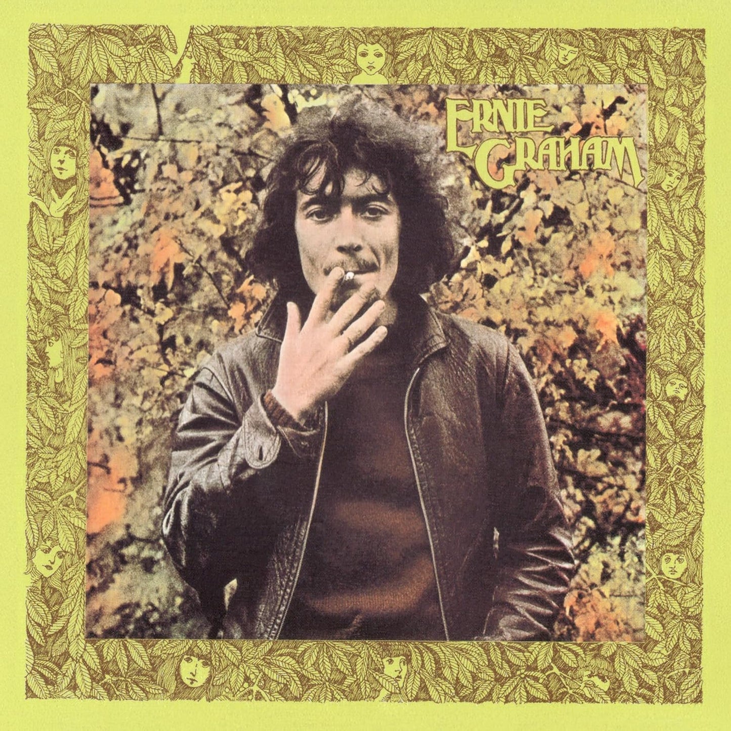 Album cover for Ernie Graham, featuring a man smoking a cigarette.