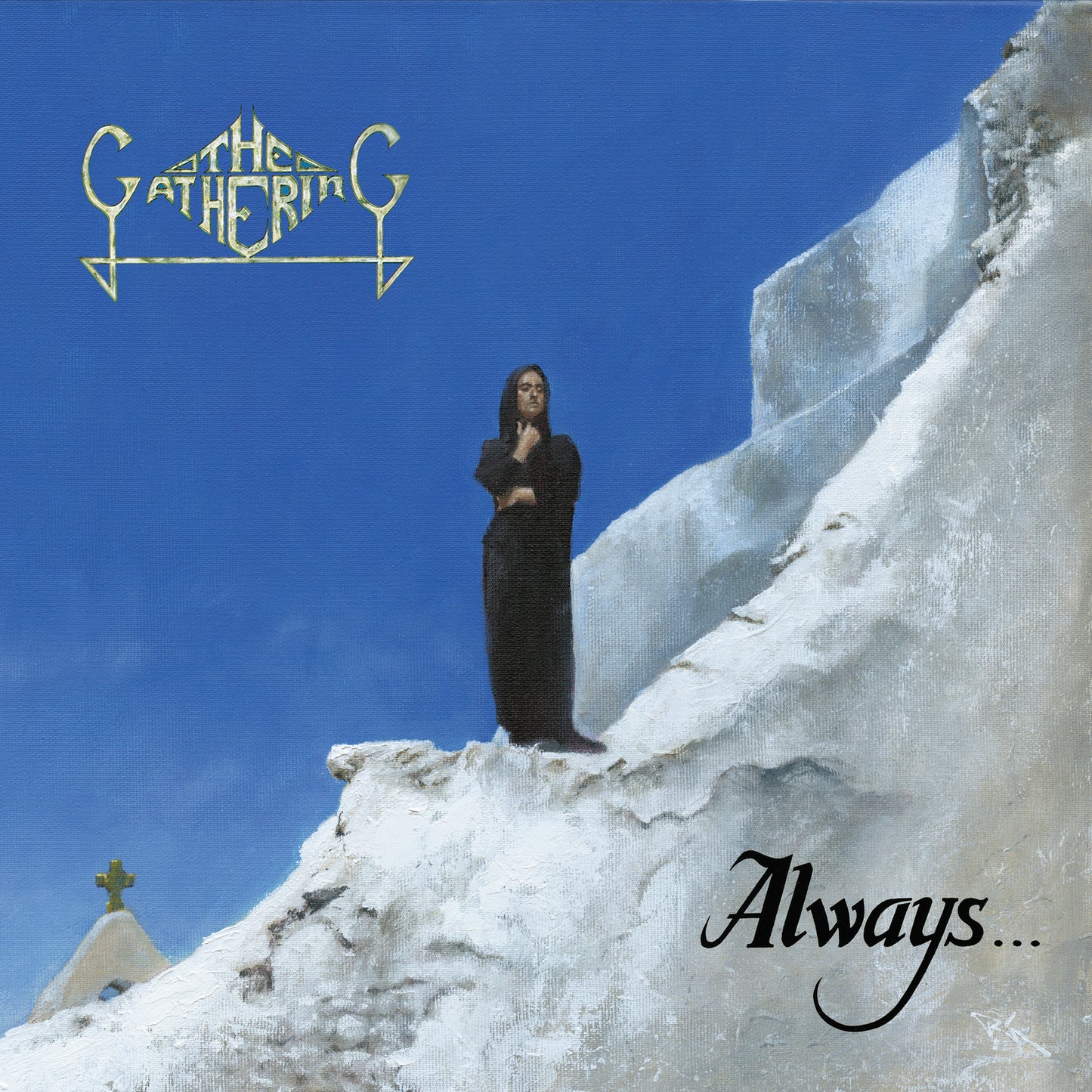 Album cover for “The Gathering - Always…” featuring a woman in black.