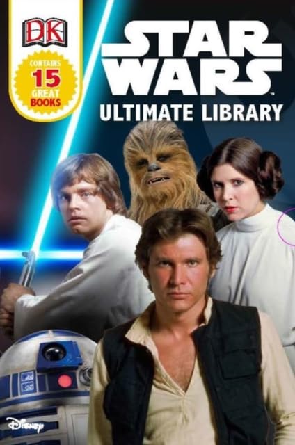 Star Wars Ultimate Library book cover featuring Luke, Han, Leia, Chewbacca, and R2-D2.