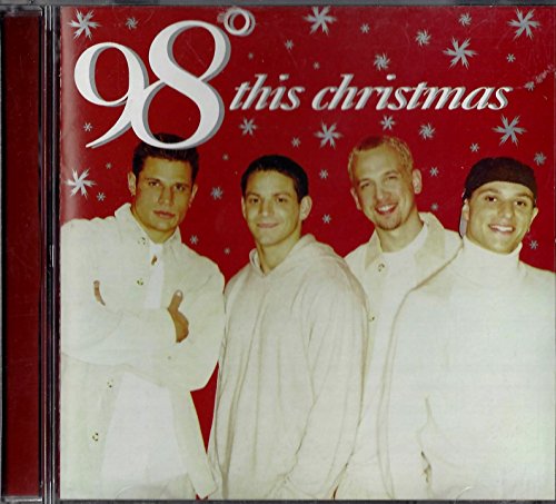 98 Degrees "This Christmas" CD case with group portrait.
