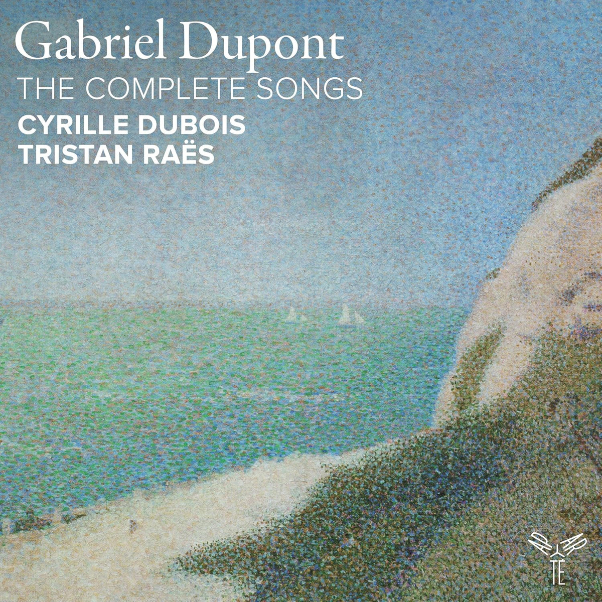 CD cover for Gabriel Dupont’s “The Complete Songs” with seascape painting.