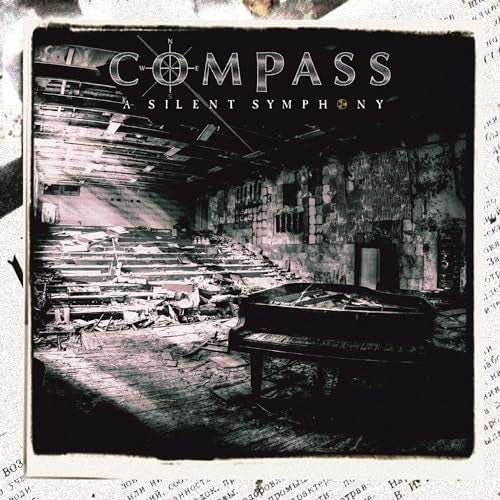 CD cover: Dilapidated theater interior with a grand piano.
