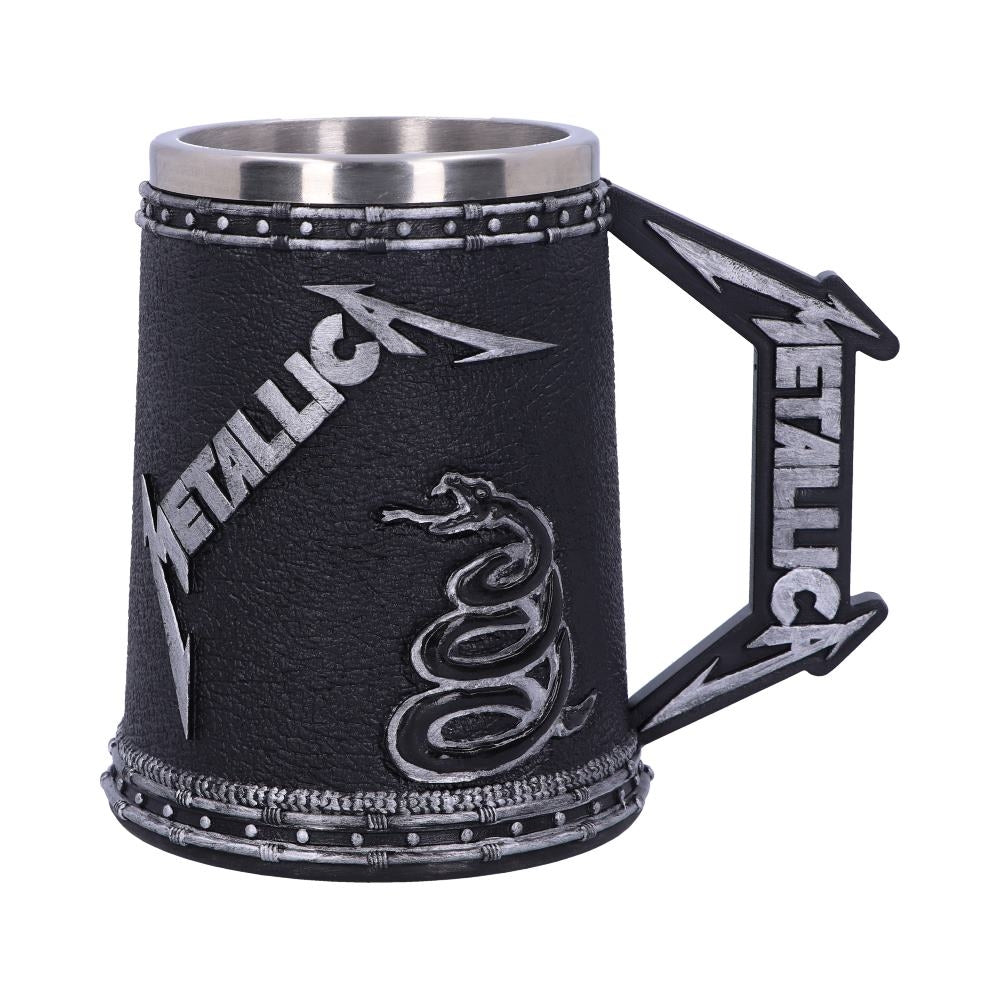 Nemesis Now B5220R0 Officially Licensed Metallica Black Album Tankard, 14.5cm