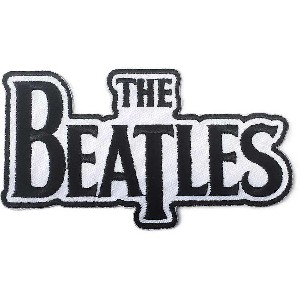 Band Monkey Beatles Patch Black Drop Logo Die-Cut