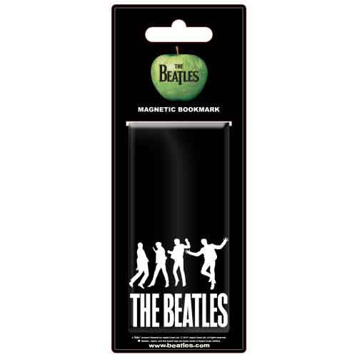 The Beatles Magnetic Bookmark Double Sided Silhouette Jump Picture