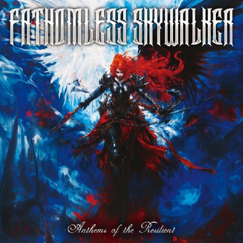 CD cover: armored woman with red hair, wings, and a bow.