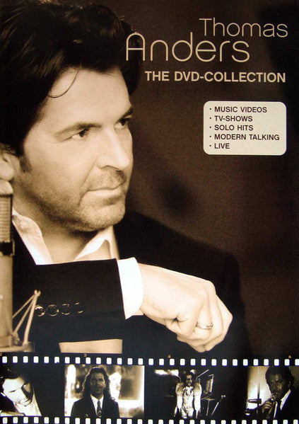 DVD cover featuring portrait of Thomas Anders, with filmstrip detail.
