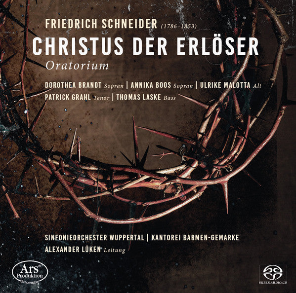 CD cover with a crown of thorns and text in German.