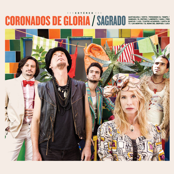 CD cover for Coronados De Gloria’s “Sagrado” featuring a band portrait.